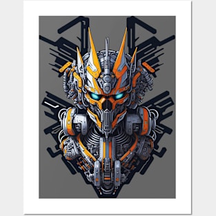 Mecha Skull S01 D52 Posters and Art